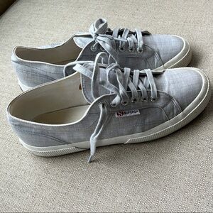Superga  Gray with white Classic Sneakers